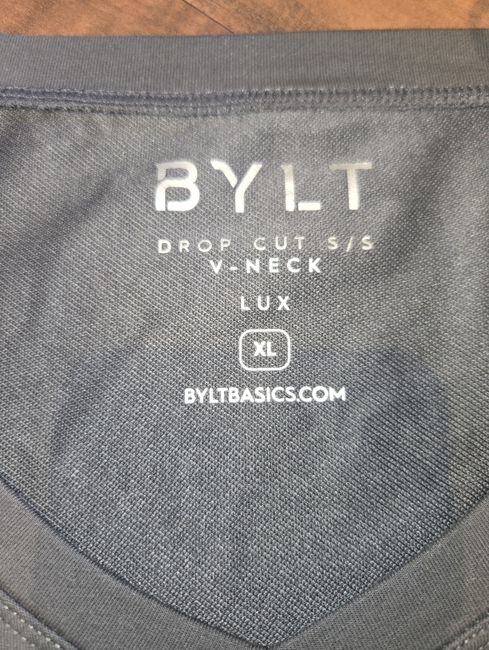 BYLT Essentials (2 Pack Bundle) V-Neck [XL] Burgundy Red & Olive Green Gray - Picture 2 of 10